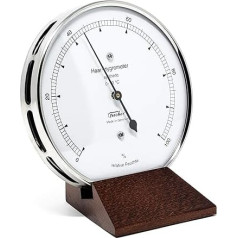 Fischer 122.01-22 - Mitruma mērītājs matiem Sintētiskais - 103 mm nerūsējošā tērauda mitruma mērītājs ar koka pamatni, ražots Vācijā