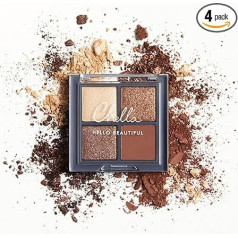 Chella Manifest Bronze Small acu ēnu palete, ceļojumu izmēra acu ēnu miniatūra