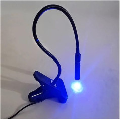 YZACK Augstas veiktspējas LED UV gēla želeja cietināšanas lampa UV gaismas cietināšanas eļļas drukāšanas mašīna stikla tintes krāsu sietspiede 3D printeris 395NM 365NM (izmērs: 1 UK, krāsa: 385 nm)