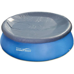 Vasaras viļņi Baseina pārklājs Diametrs 366 cm Brezenta brezenta Lietus brezenta pārklājs Quick Up baseinam