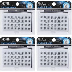 Ardell mākslīgās skropstas Individuālās skropstas Trios Long Black Pack of 4