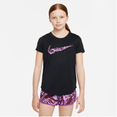 T-krekls Dri-Fit meitenēm DZ3583 010 / melns / L (147-158cm)