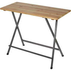 Metro Professional Saliekamais bāra galds Tērauds/ priedes koks 140 x 60 x 110 cm Brūns
