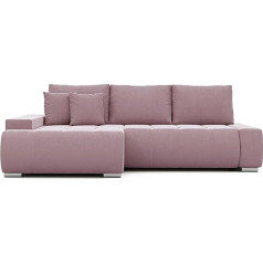 Grekpol Dīvāns ar miega funkciju 227 x 153 cm - Stūra dīvāns ar miega funkciju un gultas kastēm - Dīvāns ar gultas kastēm - Dīvāns 3vietīgs - Dīvāns kreisais