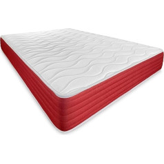 Duérmete Online Lite viskoelastiskais matracis Reversible Ciets un ērts Ziema Vasara Balta Augstums 25 cm 140 x 190 cm