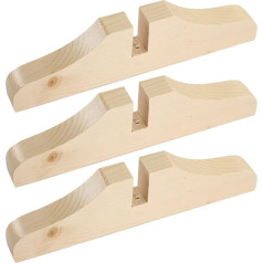 Happyyami Salokāms istabas sadalītāja statīvs, 3 gabali, ekrāna paneļa kājas, istabas sadalītāja kronšteins, koka pamatne, sadalītāja pamatne, atbalsta kājas mājai, viesnīcai, guļamistabai, garderobei, paneļa stiprinājums