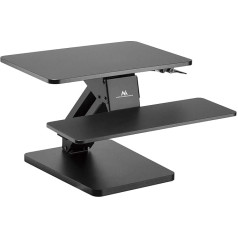 Maclean MC-882 Piestiprinājums pie galda Darba stacija Sit-Stand Regulējams galda augstums Datorgalds Datora galds Gāzes atspere