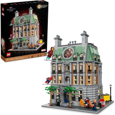 LEGO 6378958 Sanctum Sanctorum 76218 Master MordoIron ManSpider-ManDoctor StrangeWongEbony MawSinister StrangeDead StrangeThe Scarlet Witch Construction Kit, daudzkrāsains, vidējs