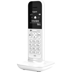 Gigaset CL390 Bezvadu dizaina telefons bez automātiskā atbildētāja (DECT telefons ar brīvroku funkciju, liels grafiskais displejs, viegli lietojams ar intuitīvu izvēlnes ceļvedi) Satelītu pelēks
