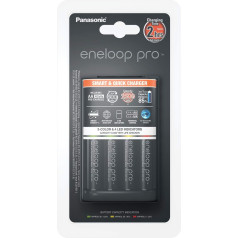 Panasonic eneloop Intelligent Premium lādētājs 1-4 NI-MH baterijām, AA / AAA