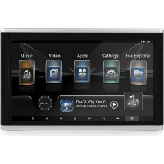 Automašīnas pagalvīša video atskaņotājs - 11,6 collu 4K universāla automašīnas planšetdators, multimediju atskaņotājs, aizmugurējā sēdekļa izklaides sistēma 1+16G, automašīnas video Android 9.0, vairāku valodu atbalsts