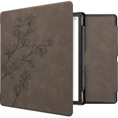 kwmobile Korpuss saderīgs ar Amazon Kindle Scribe - mākslīgās ādas vāciņš - Magnolia Grey