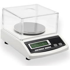 NEWTRY Digitālie precīzijas svari Laboratorijas svari Precīzijas svari Svari ar burtiem zelta juvelierizstrādājumu laboratorijai (300 g, 0,001 g)