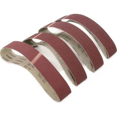 Slīpmašīnas slīpmašīnas jostas 10 gab 686x50mm slīpēšanas jostas 40-1000 smiltis alumīnija oksīda slīpmašīnas slīpmašīnas slīpēšanas jostas pulēšanas mašīnas slīpēšanas instrumenti kokapstrādei (izmērs : 10 gab.)