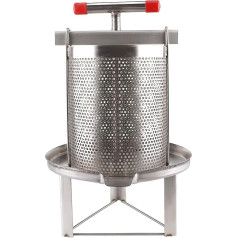 Manuālais medus ekstraktors separators, nerūsējošā tērauda bišu ekstraktors, komerciālais medus centrifūgas rīks, 2 mm sieta siera medus manuālā prese, medum un augļiem