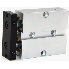 Pneumatik-Luftzylinder, Aluminiumlegierung Tn Typ Pneumatikzylinder 10mm 16mm 20mm 25 mm Bohrung 10/15 / 20/25/30/30/5/40/40/40/50/50/50/50/50/50/50/50/50/50/50/50/50/50mm Hubluftzylinder für automatische Ausrüstung(Stroke 3