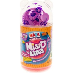 Misiolina plastmasas masa 2x50g 2 veidnes sarkans zils