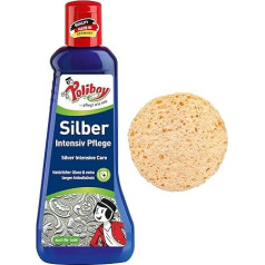 Poliboy Silver Intensive Care - Maigs pulēšanas līdzeklis sudraba rotaslietām - 1 x 200 ml - Ar sūkli - Ražots Vācijā