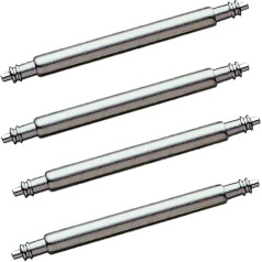4 16 mm Eichmüller Premium nerūsējošā tērauda 1,5 mm diametra atsperu stienīšu komplekts pulksteņiem, rokassprādzēm un rokassprādzēm.