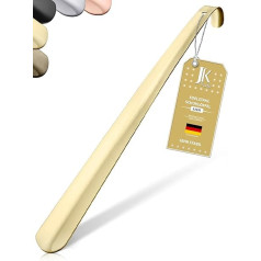 JK Trade® 52 cm Stabils nerūsējošā tērauda apavu rags garš 2 mm pulēta metāla apavu rags stāvam Ātri un viegli optimizēts garums un platums apavu raga biznesa pakarināšanai