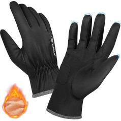 ATERCEL Winterhandschuhe Wasserdicht Herren Damen - Warme Fahrradhandschuhe für kaltes Wetter mit Touchscreen-Funktion für Autofahren, Radfahren und Laufen