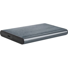 Ārējais korpuss 2,5 collu usb 3.1 pelēks