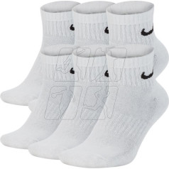 Everyday Cushion Ankle 6Pak zeķes SX7669-100 / M ( 38 - 42 )