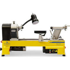 BAMATO WL-470V Koka virpošanas darbgalds ar digitālo displeju Virpošanas virpa Rotācijas galda darbgalds 750 W Jauda nepārtraukti 480-3800 apgr./min Apstrādājamie gabali Maks. 470 mm garums / 350 mm diametrs Ietver priekšējo plāksni 150 mm,