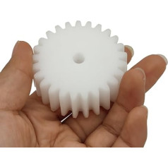 Iegādāties 1 Stück 1,25 Modul 17 Zähne zylindrisches Zahnrad 10 mm Dicke gerade Zähne POM-Kunststoffritzel 1,25 m 17 Zähne mechanisches Zahnrad Kraftübertragung(9mm BORE)