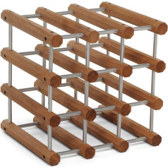 Foppapedretti Il Cantiniere vīna statīvs Alluminio/Noce