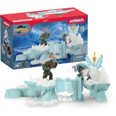 schleich Elrador Creatures 42497 Ledus cietokšņa uzbrukums bērniem no 7-12 gadiem - rotaļu komplekts