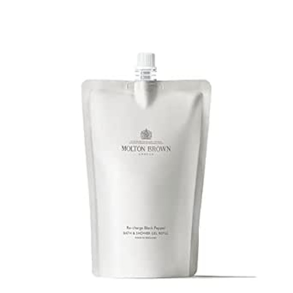 Molton Brown Re-charge Black Pepper atkārtoti uzpildāma vannas un dušas želeja 400 ml