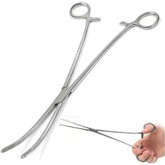 Panther Surgical 12 Inch Stainless Steel Curved Fish Removal Tongs Craft Carp Flies Fish Remover