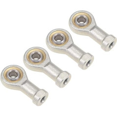 6mm stieņa gala gultnis M6 x 1.0mm stieņa gali lodīšu sieviešu labās puses vītne 4 gab.