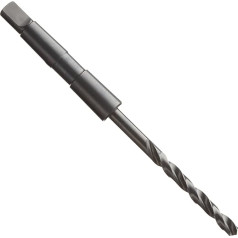 Precision Twist 5 ATS ātrgriezējtērauda konusveida kāta urbis, melna oksīda apdare, Morzes konusveida kāts, spirālveida griezums, 118 grādu leņķis, 31 mm