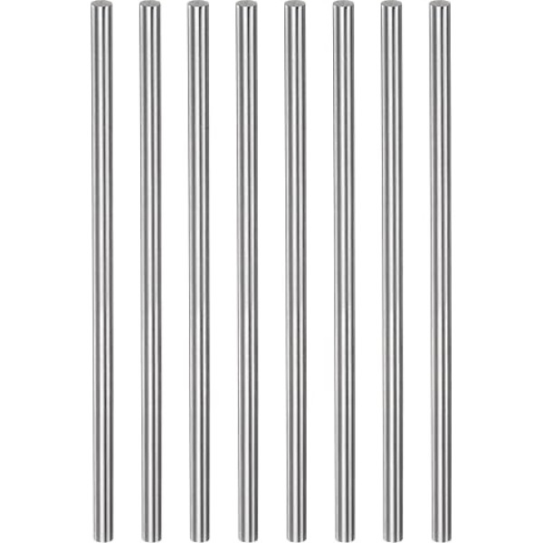 8 gab. apaļi stieņi 3,9 mm x 100 mm ātrgriezējtērauda (HSS) virpošanas stieņi DIY rokas instruments virpošanai, frēzēšanai, urbšanai un vītņgriešanai