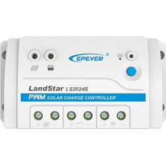 EPEVER® PWM lādēšanas kontrolieris Landstar-B sērija, LS B 10A, 20A, 30A, sistēmas spriegums 12/24V, automātiska noteikšana (LS2024B (20A, 12/24V))