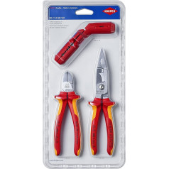 KNIPEX 00 31 30 BK V01 Elektroinstalācijas komplekts 1 x 13 86 200, 1 x 16 95 01 SB, 1 x 70 06 160