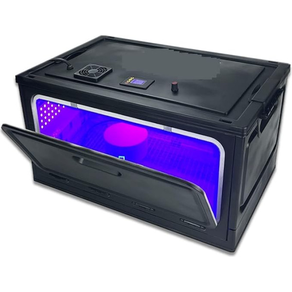 UV-Härtungslicht Dimming Curing Box LED UV-GEL-Lampenmaschine UV-Lichthärtung 3D-Drucker Harz UV-Kleber Öl Glas Tinte Farbe Siebdruck Telefon mit sofortiger Aushärtung (Izmērs : Tips, Krāsa : 365 nm)