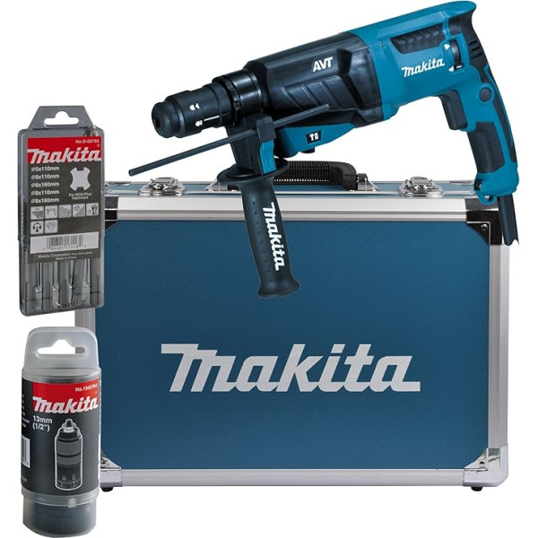 Makita HR2631FT13 Kombinētais āmurs SDS-Plus 26 mm ar alumīnija korpusu