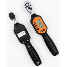 Einstellbare voreingestellte MINI Digital Drehmomentschlüssel Fahrrad Auto Reparatur Werkzeug Silikon RubberSpanner10N.M ~ 100N.M1/4 