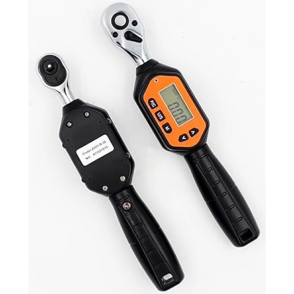 Einstellbare voreingestellte MINI Digital Drehmomentschlüssel Fahrrad Auto Reparatur Werkzeug Silikon RubberSpanner10N.M ~ 100N.M1/4 