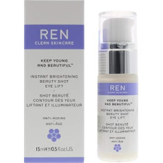 ‎Ren Clean Skincare REN Keep Young and Beautiful, tūlītējs izgaismojošs skaistumkopšanas šāviens acu liftingam (Instant Brightening Beauty Shot Eye Lift)