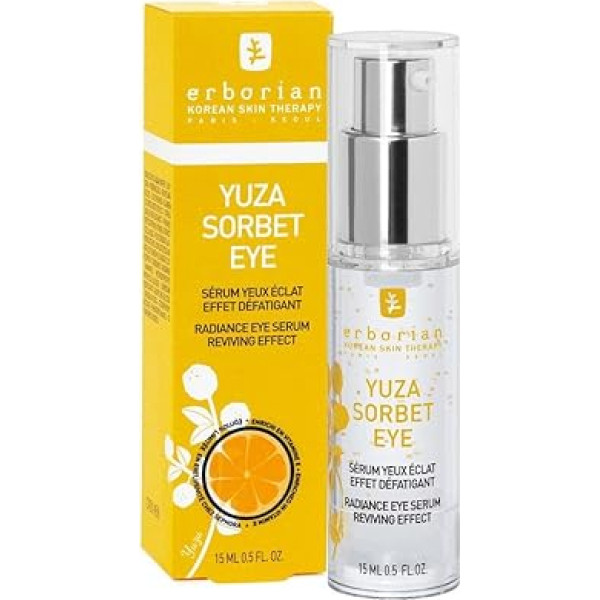 Erborian Yuza Sorbet Eye Fresh Eye Eye Eye Serum Atjaunojošs efekts 15 ml