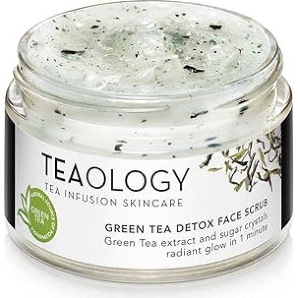 Teaology Zaļās tējas detoks sejas skrubis 50 ml