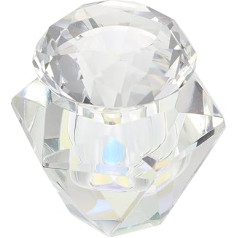 ‎Minkissy minkissy 1 x Diamond Styling Tvaicētājs konteiners stikla trauku kauss aprūpe balti nagi ar nagiem trauku komplekts mākslas pulveris manikīra veikala rīki šķidruma kausi Dapping Crystal Dappen