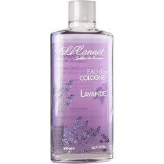 Diamond International LE CANNET | Eau De Cologne - Ķelna ūdens sievietēm, dabīgs aromāts un svaiguma sajūta, ideāls klasisko aromātu cienītājiem, lavanda, 500 ml