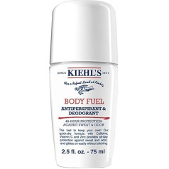 Kiehl's Reliable dezodorants roll-on vīriešiem, antiperspirants ar 48 stundu aizsardzību, svaigs aromāts, Body Fuel Antiperspirant Deodorant, 75 ml