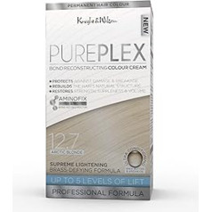 Knight & Wilson PurePlex Color 12.7 Arctic Blonde - bez amonjaka, misiņa krāsas aizsargājoša formula ar Aminofix, kas aizsargā un atjauno matus