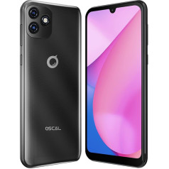 OSCAL C20 Android 11 3G viedtālrunis bez līguma, Dual SIM mobilais tālrunis, 6,08 collu HD+ displejs, Unibody dizains, Quad-Core 1GB RAM + 32GB ROM, 2MP + 5MP Dual Camera, 3380mAh akumulators GPS WiFi WiFi Face